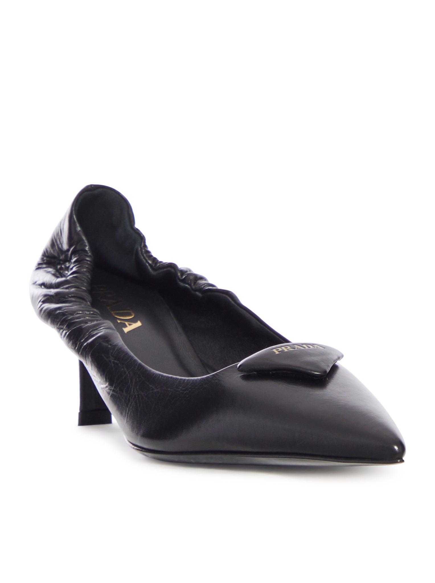 Leather Décolleté Prada – Гарантія оригінальності – вид ззаду