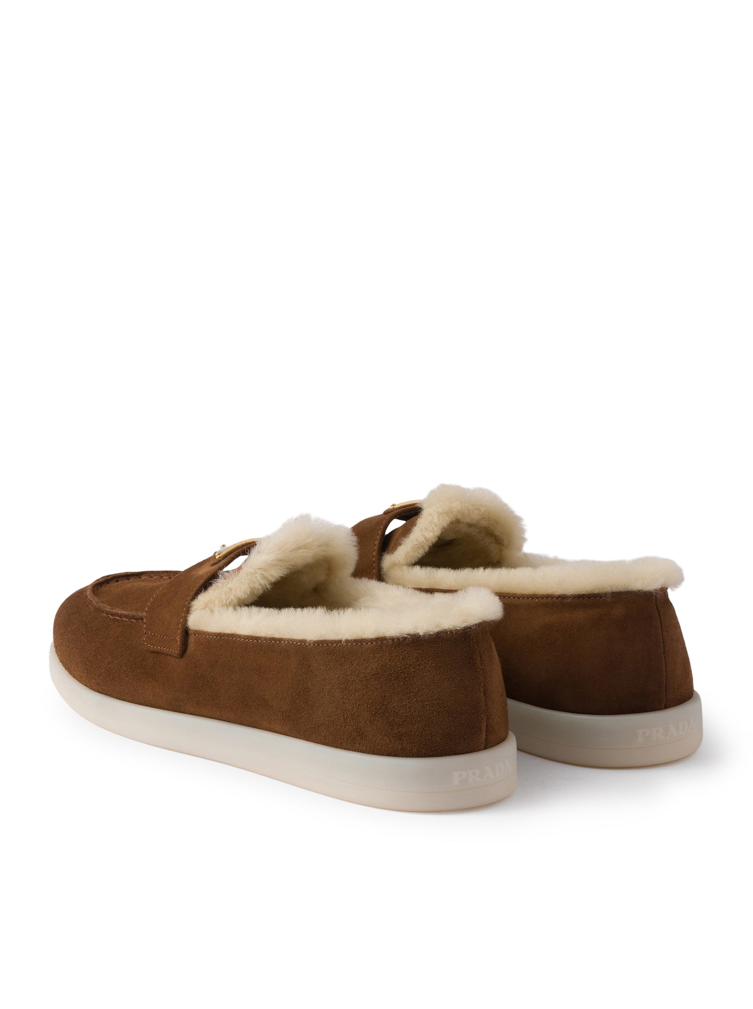 Suede And Sheepskin Loafers Prada оригінал – Купити в Україні – детальний вид