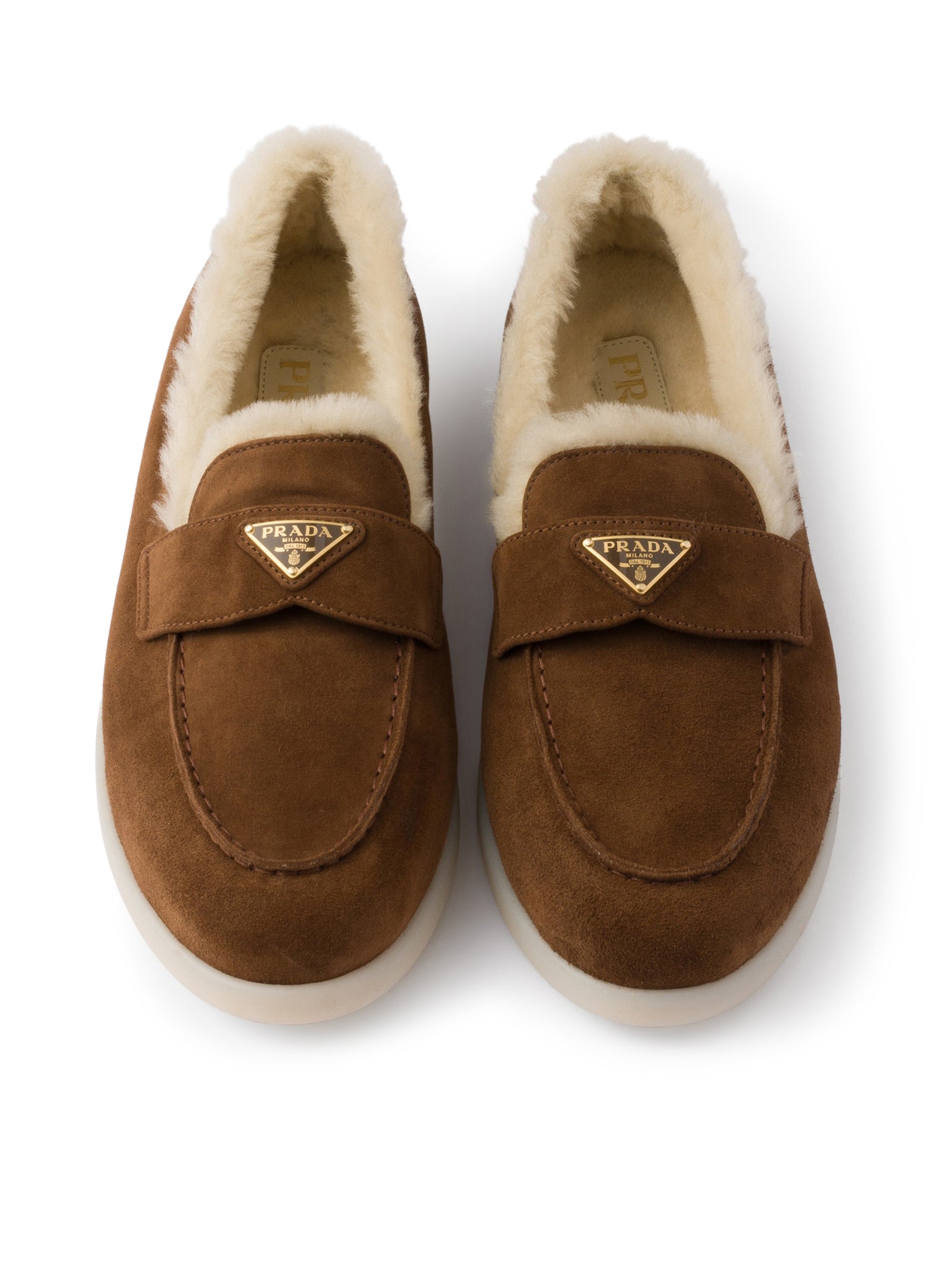Suede And Sheepskin Loafers Prada оригінал – Купити в Україні – збільшений вид