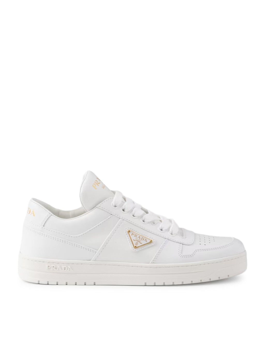 Оригінальна Downtown Leather Sneakers Prada – боковий вид