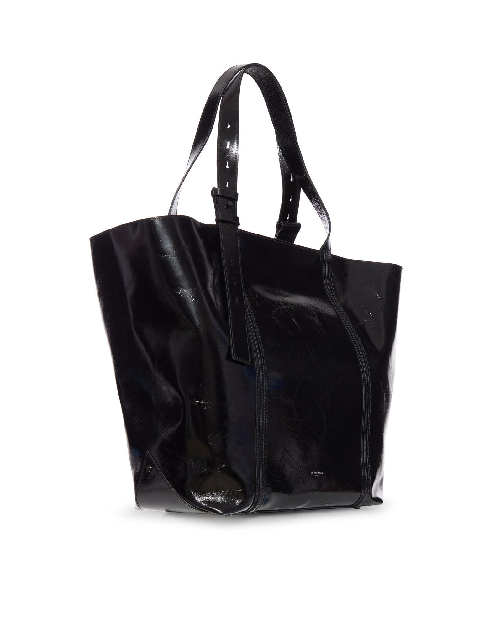 Shiny Leather Tote Bag Golden goose оригінал – Купити в Україні – вид ззаду