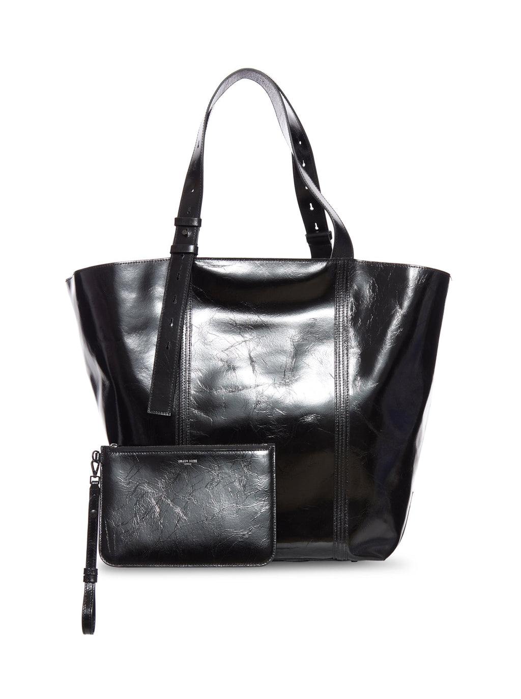 Shiny Leather Tote Bag Golden goose оригінал – Купити в Україні – збільшений вид