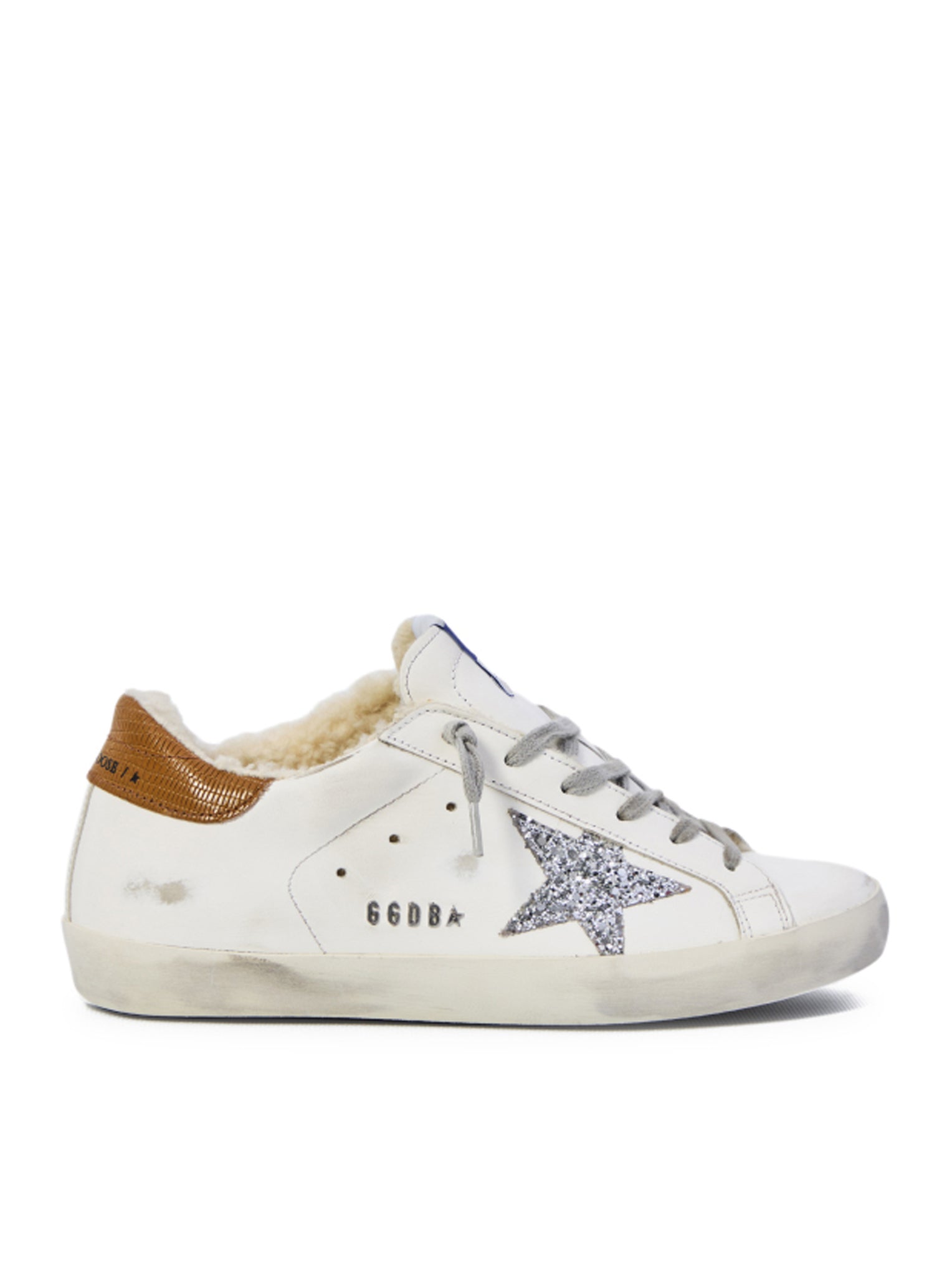 Super-Star Sneakers With Shearling Golden goose – Гарантія оригінальності – боковий вид