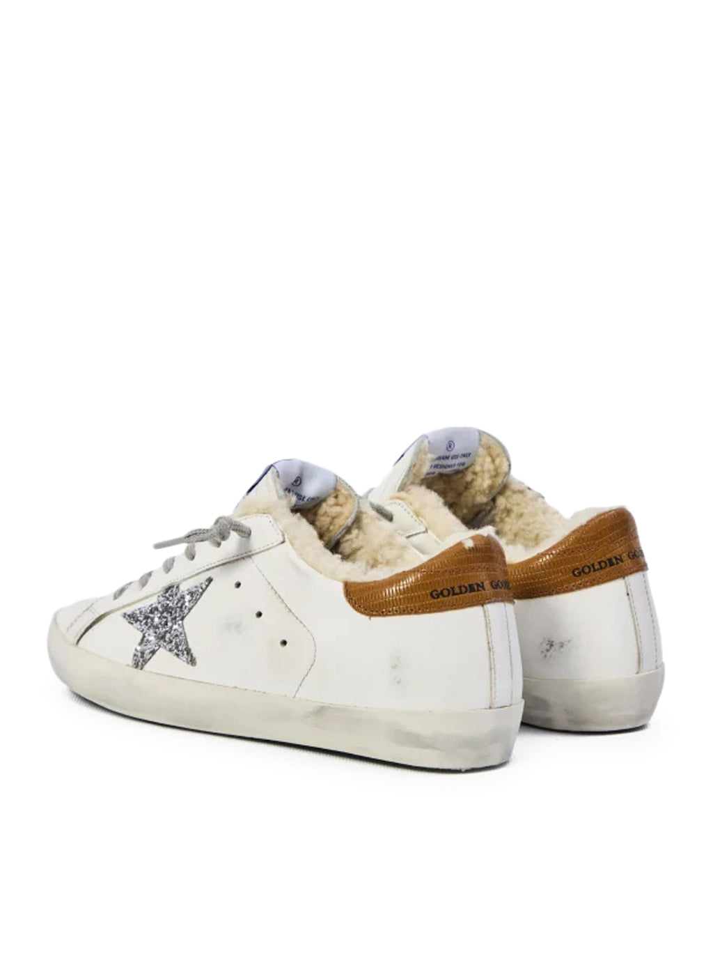Super-Star Sneakers With Shearling Golden goose – Гарантія оригінальності – детальний вид