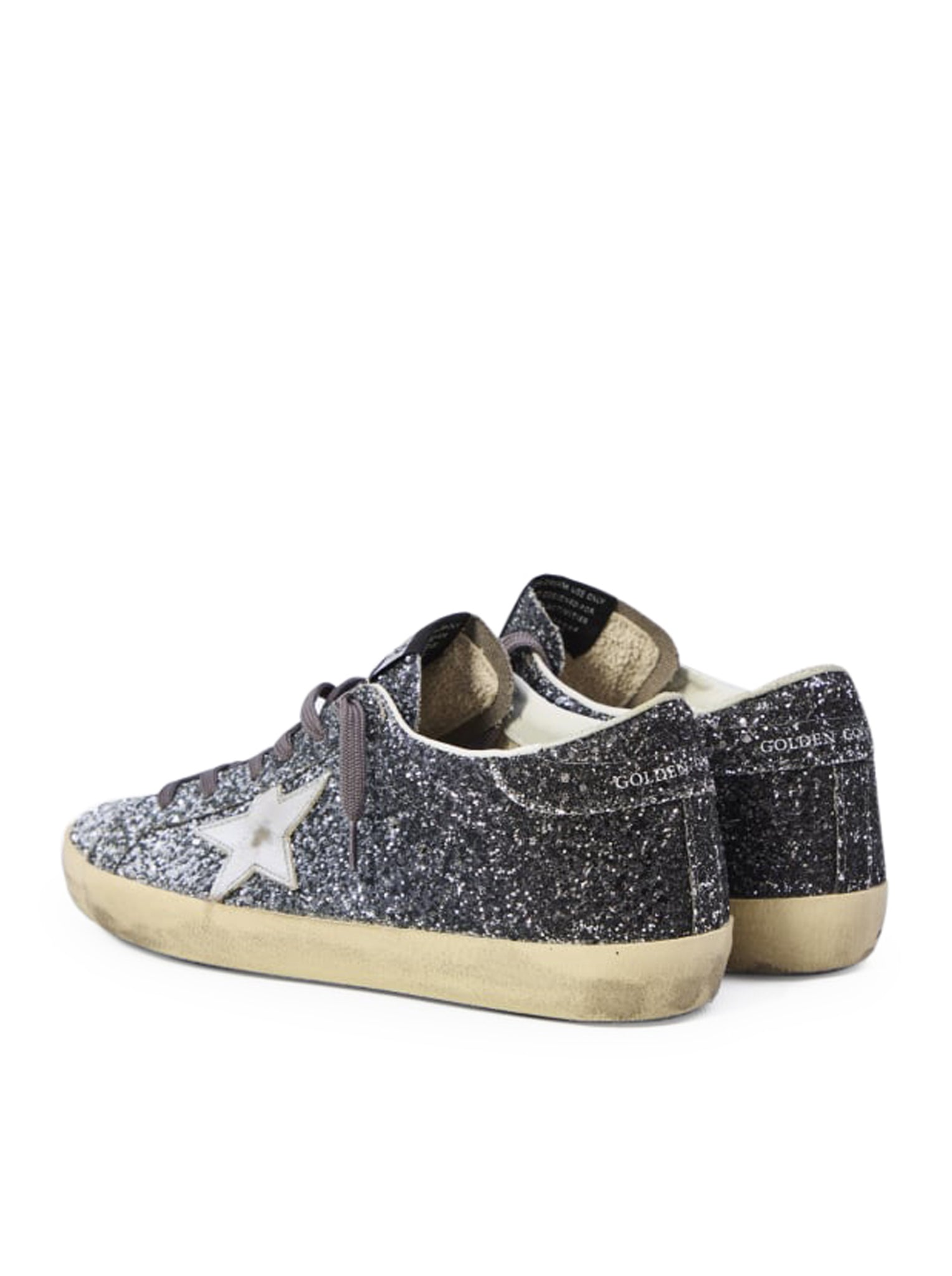 Super-Star Sneakers With Glitter Golden goose оригінал – Купити в Україні – детальний вид