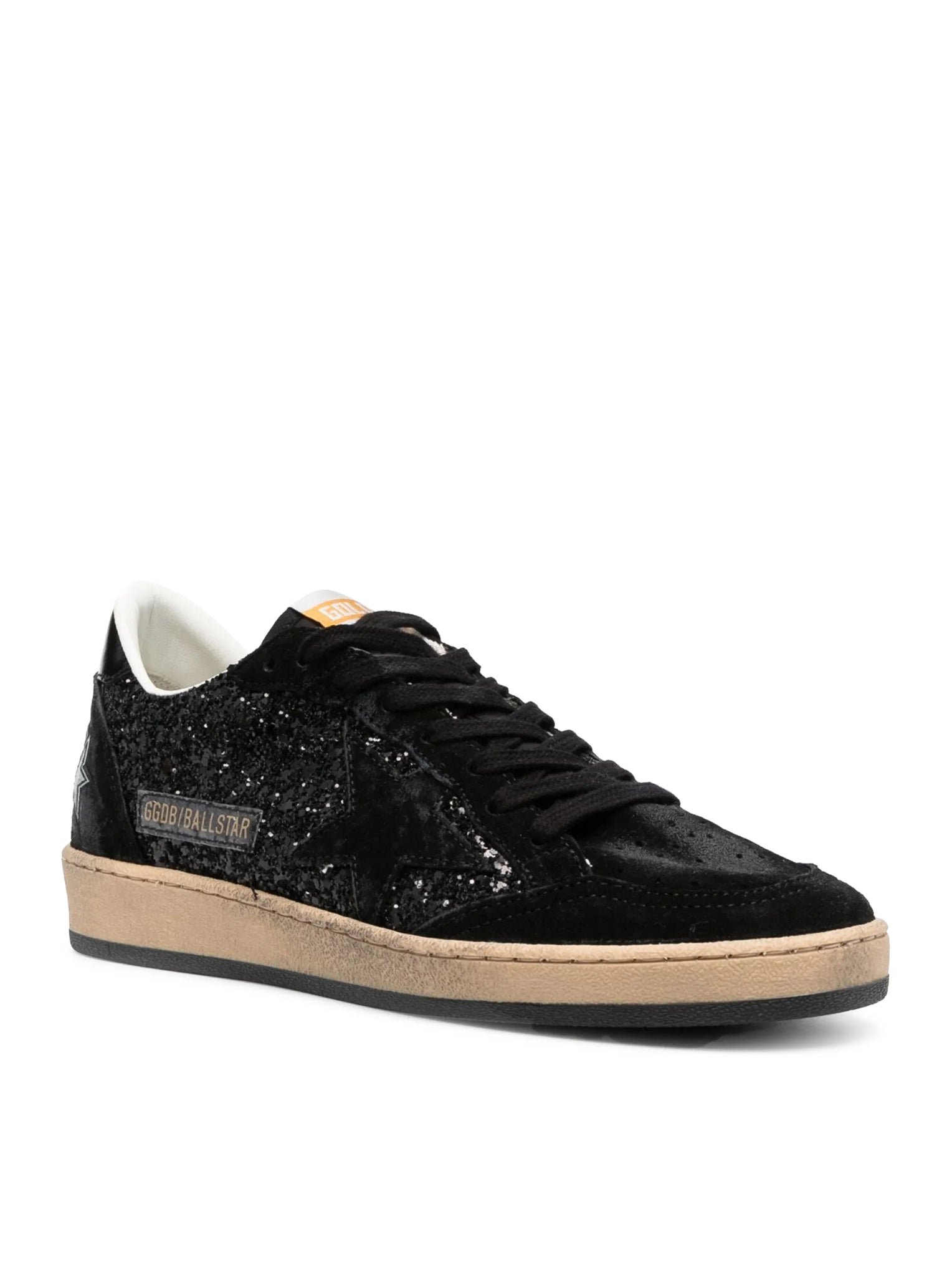 Sneakers Ball-Star In Suede E Glitter Golden goose оригінал – Купити в Україні – вид ззаду