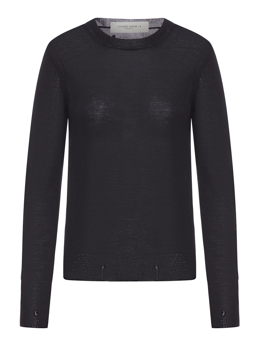 Оригінальна Women`s Crew Neck Wool Sweater Golden goose – боковий вид