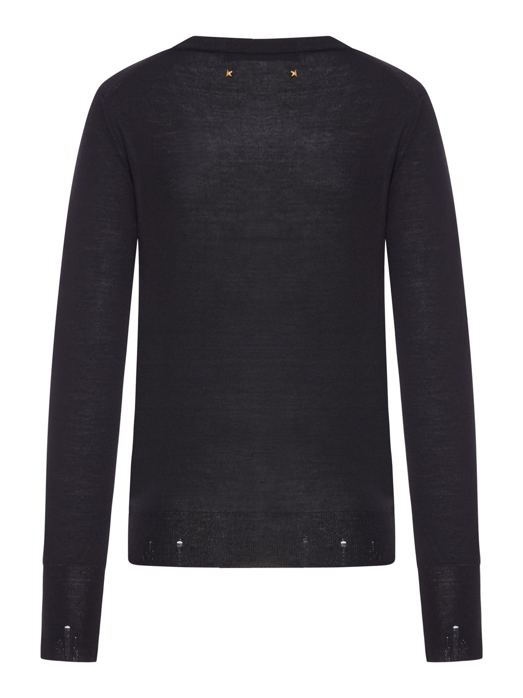 Оригінальна Women`s Crew Neck Wool Sweater Golden goose – вид ззаду