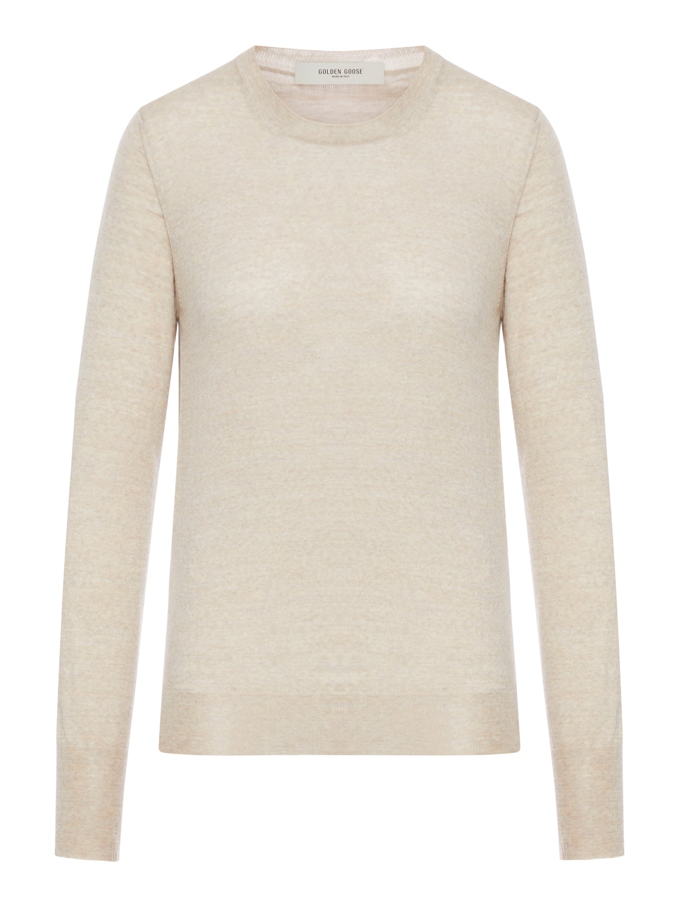 Оригінальна Women`s Crew Neck Wool Sweater Golden goose – боковий вид