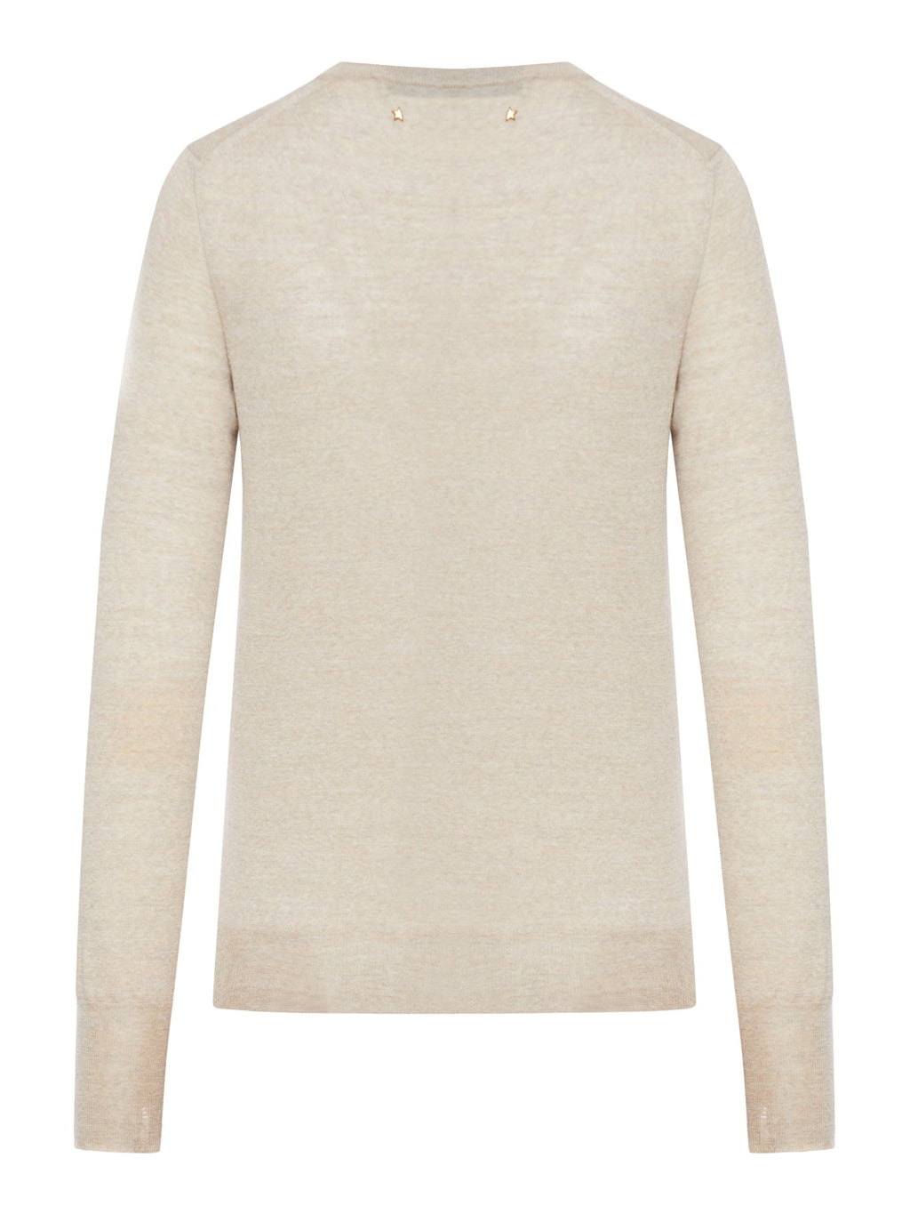 Оригінальна Women`s Crew Neck Wool Sweater Golden goose – вид ззаду