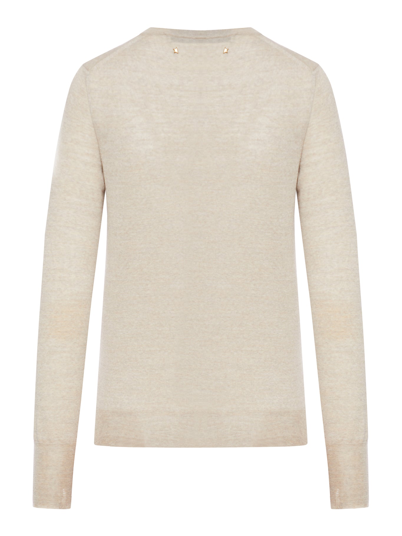 Оригінальна Women`s Crew Neck Wool Sweater Golden goose – вид ззаду