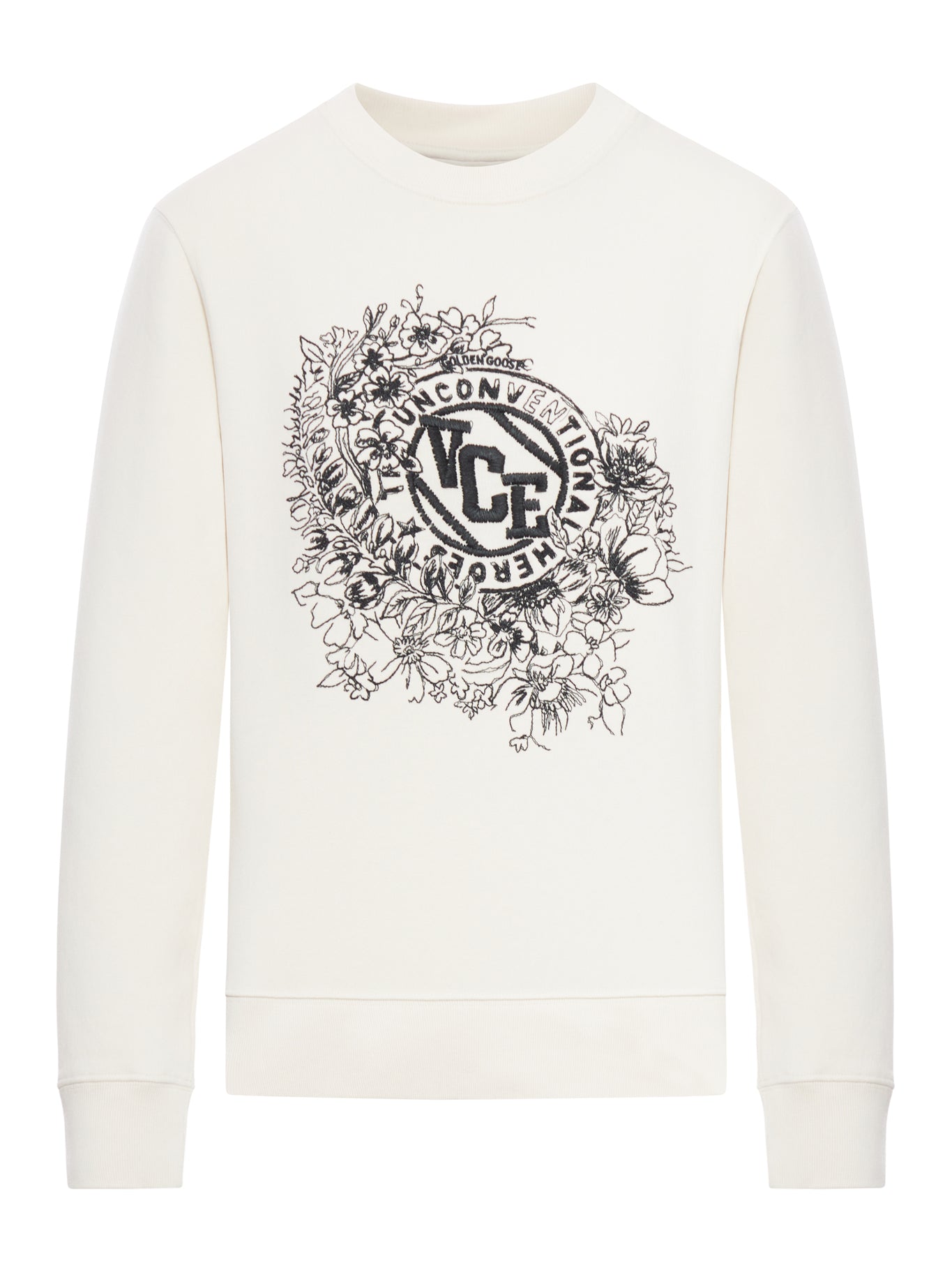 JOURNEY W`S CREW NECK COTTON FLEECE SWEATSHIRT GOLDEN GOOSE оригінал – Купити в Україні – боковий вид