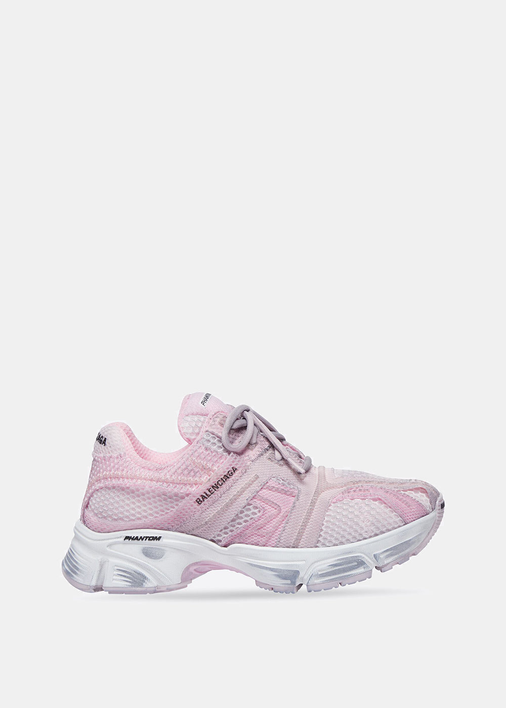 Pink & White Phantom Sneakers Balenciaga оригінал – Купити в Україні – боковий вид