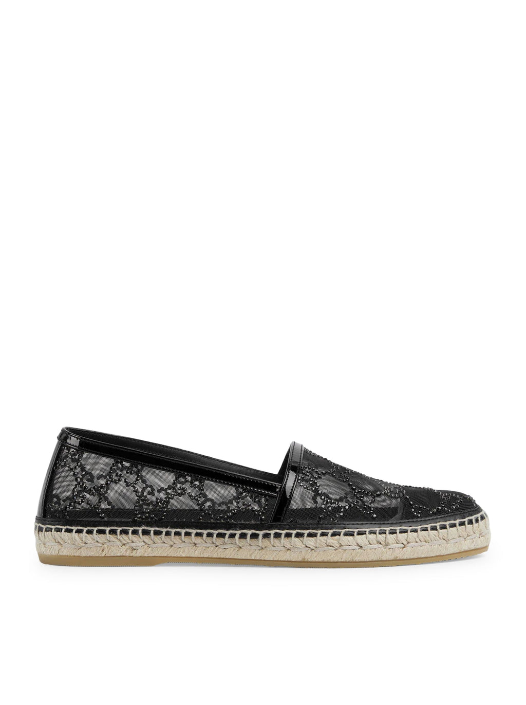 Espadrilles With Gg Crystals Gucci – Гарантія оригінальності – боковий вид