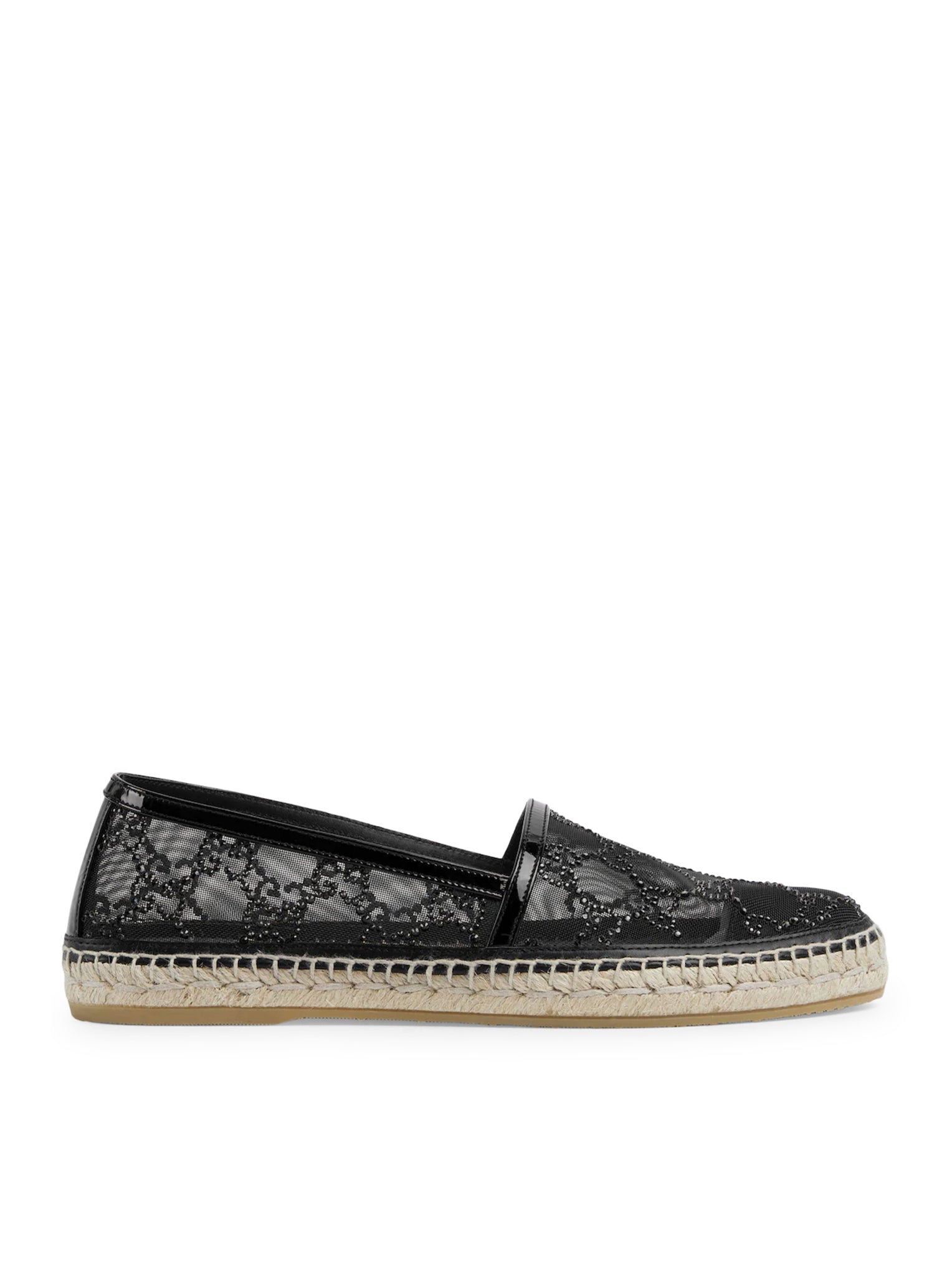 Espadrilles With Gg Crystals Gucci – Гарантія оригінальності – боковий вид