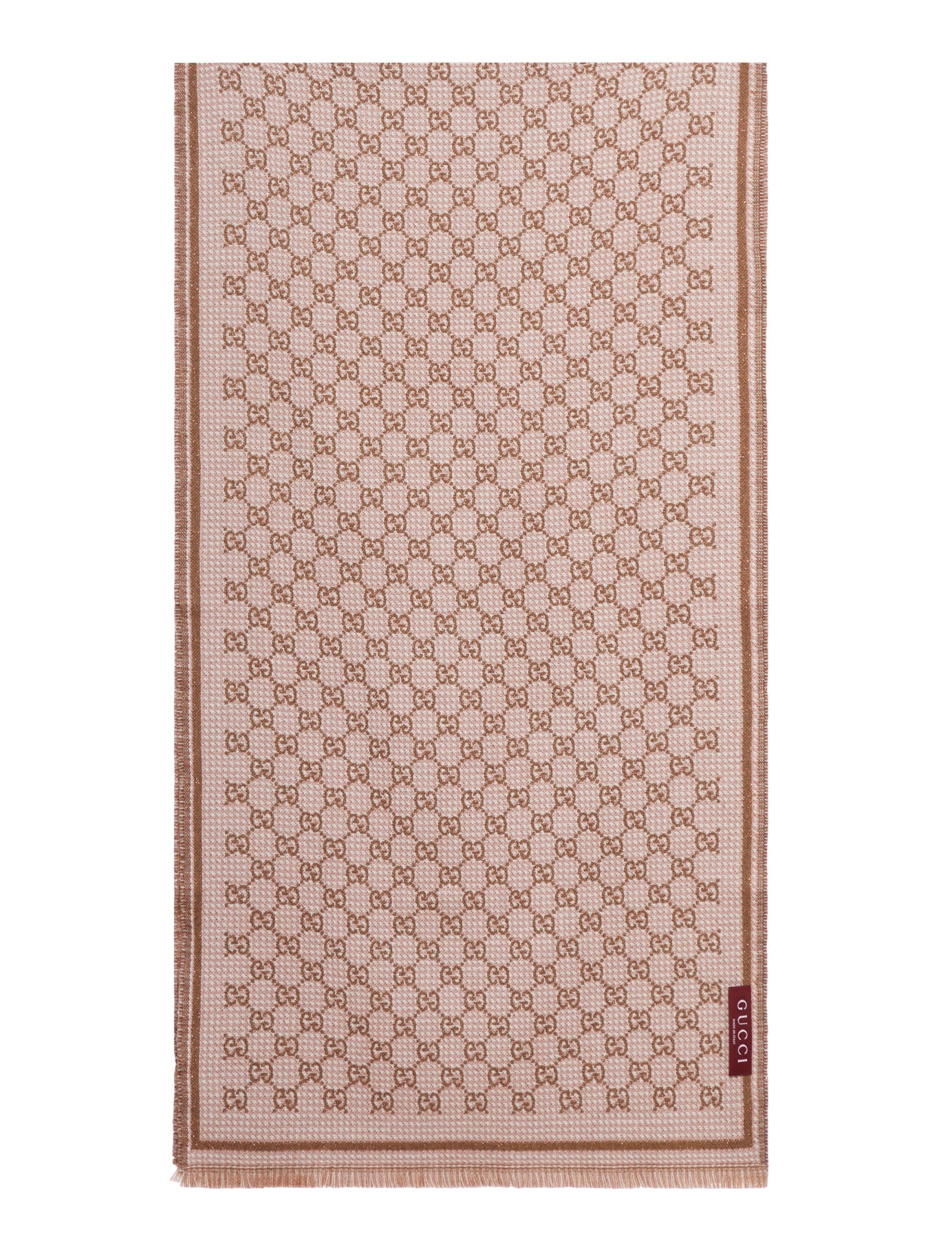 Double Side Gg Wool Scarf Gucci оригінал – Купити в Україні – вид ззаду