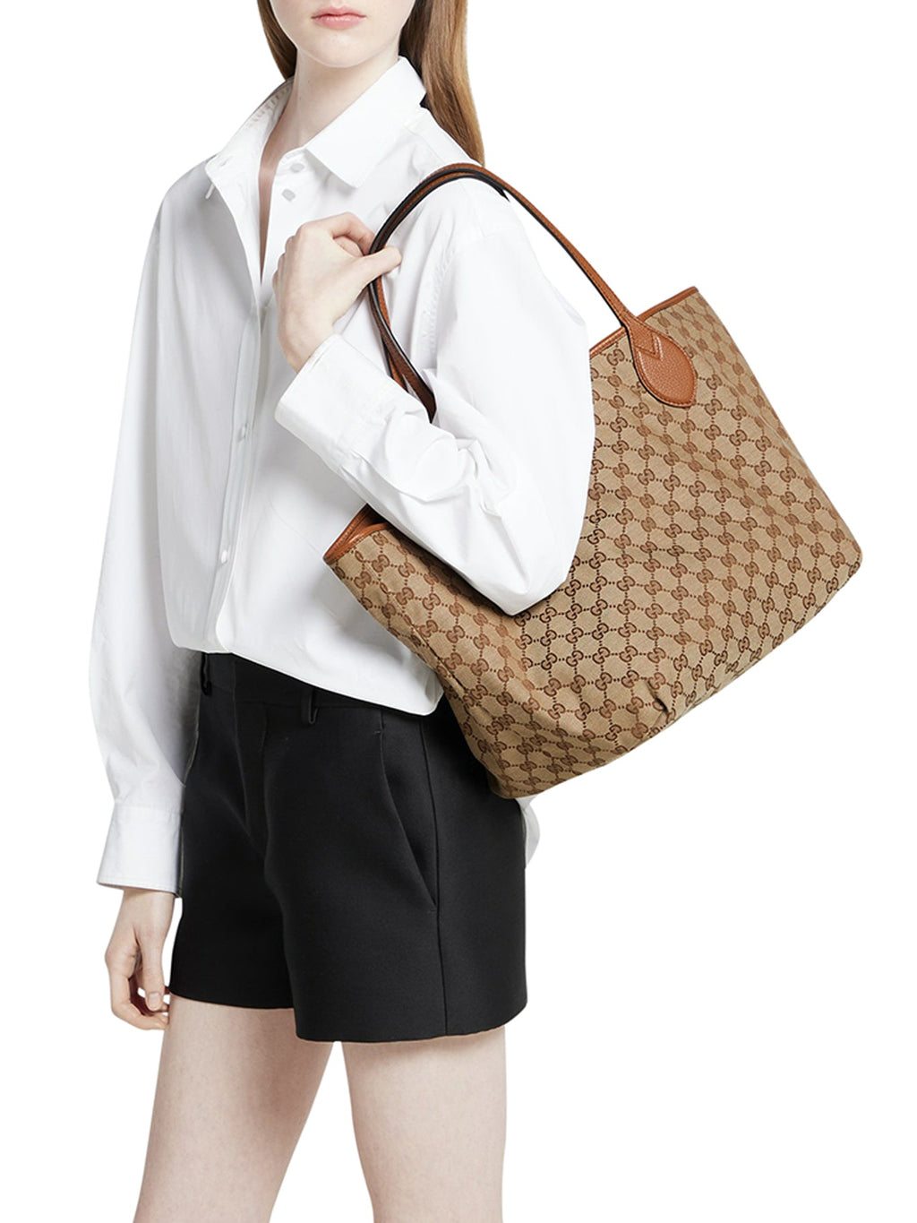 Reversible Shopping Bag Gucci оригінал – Купити в Україні – вид ззаду