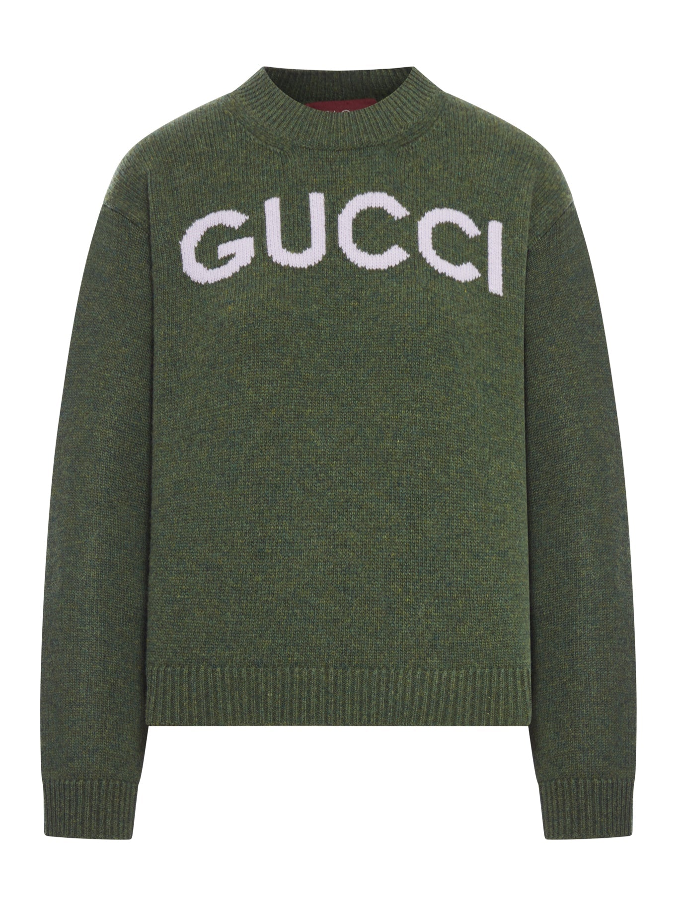 Crew Neck Wool Sweater Gucci оригінал – Купити в Україні – боковий вид