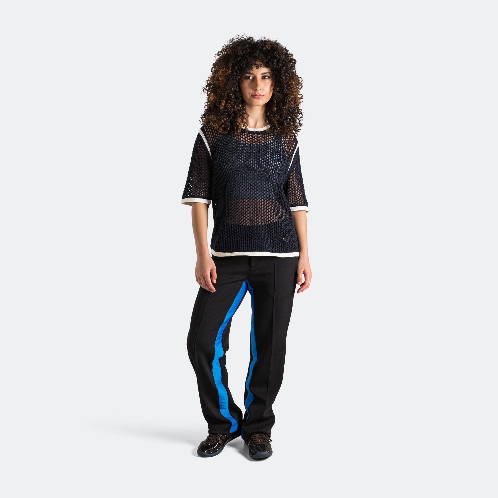 Womens Pique Track Pant X Wales Bonner Adidas – Гарантія оригінальності – вид ззаду