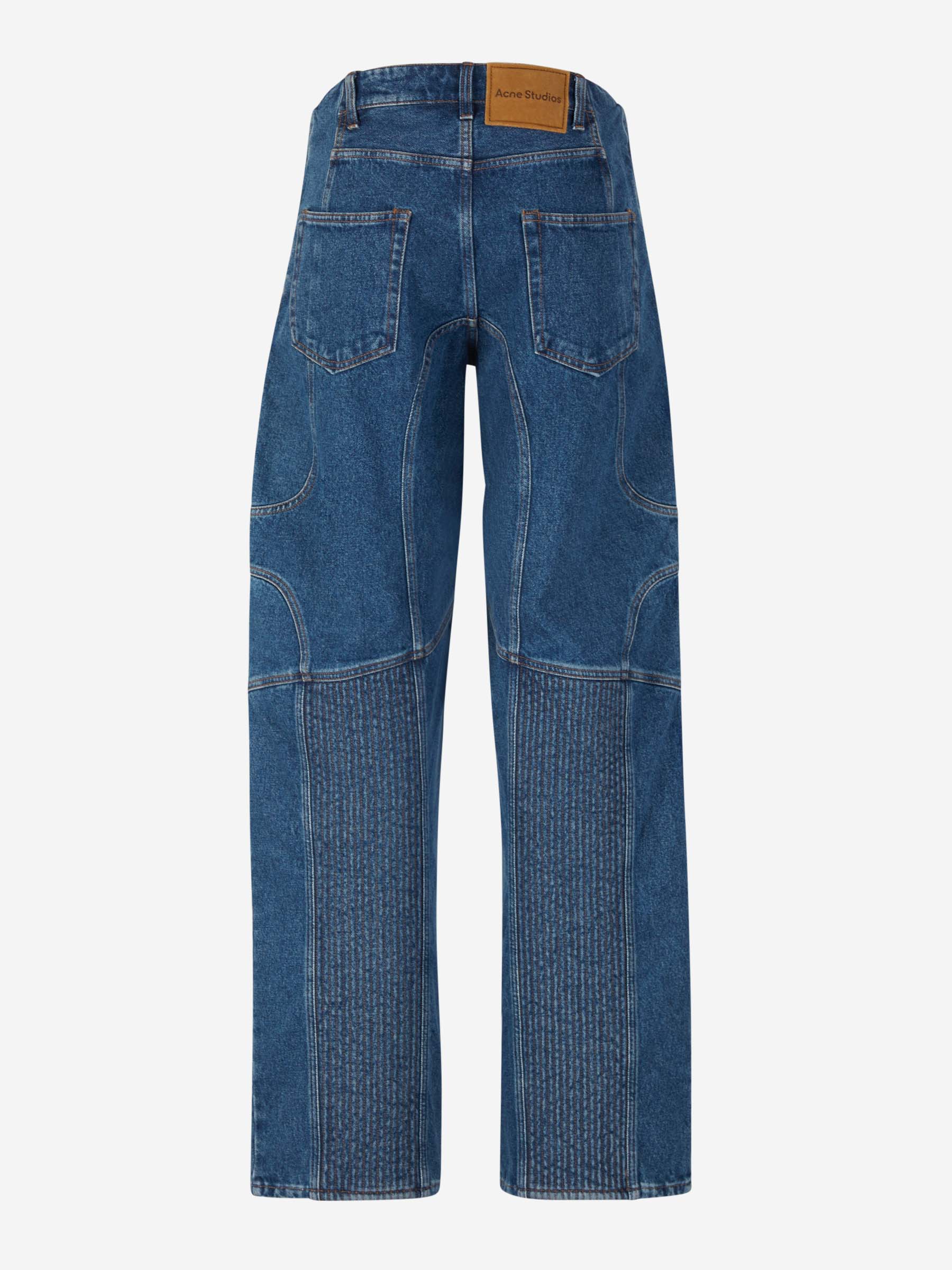Wide Leg Biker Jeans Acne studios – Гарантія оригінальності – детальний вид
