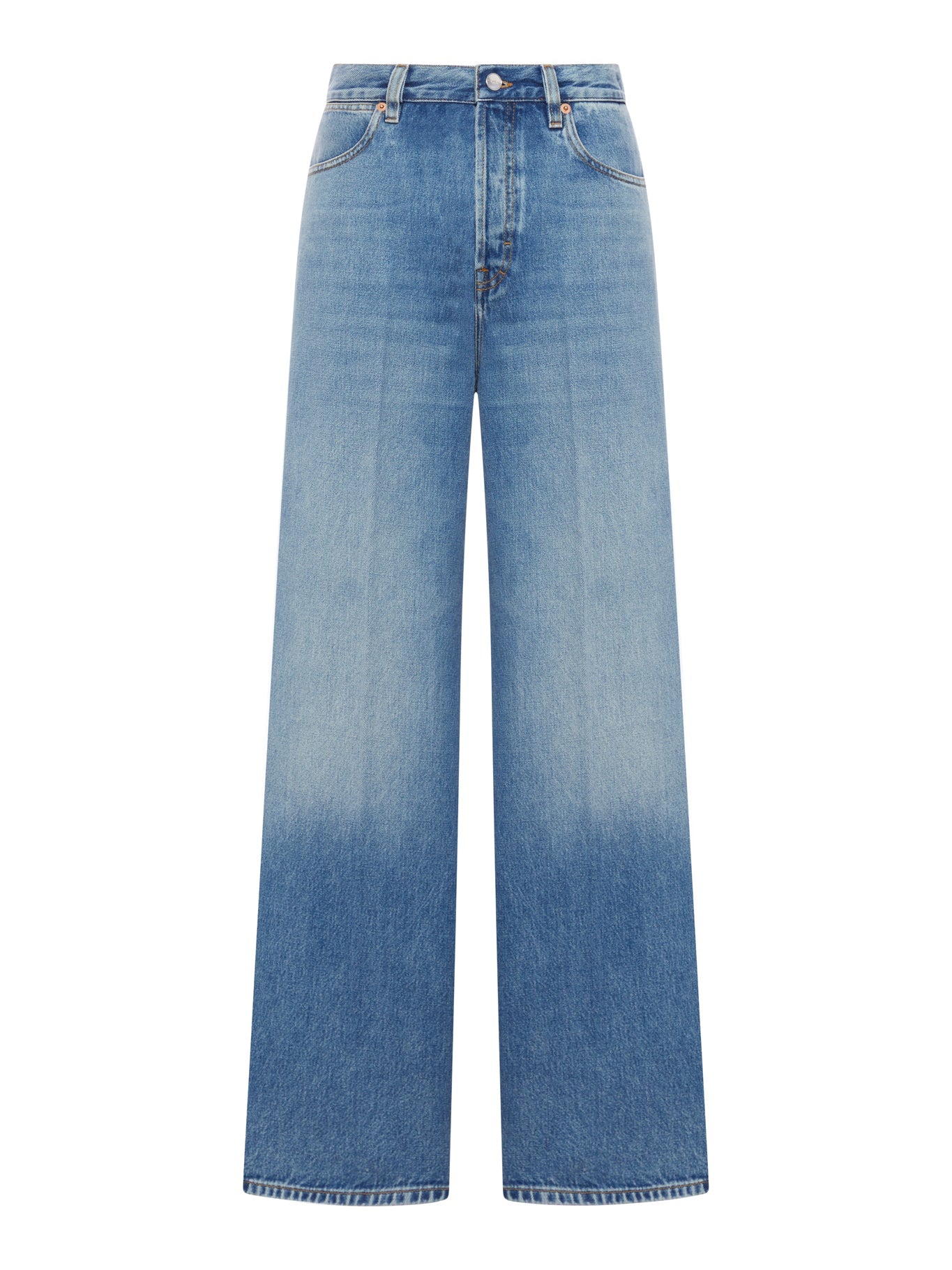 Jeans Wide Leg Gucci – Гарантія оригінальності – боковий вид