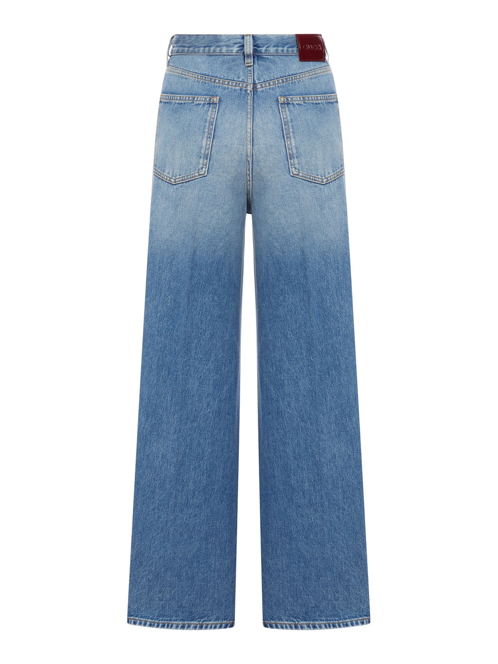 Jeans Wide Leg Gucci – Гарантія оригінальності – вид ззаду