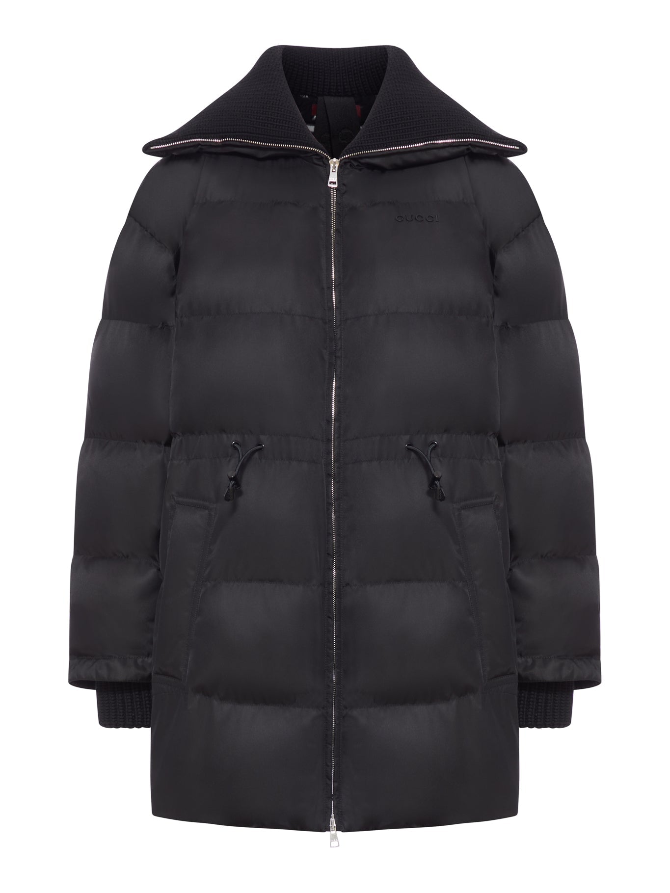 Оригінальна Padded Bomber Jacket With Gabardine Trim Gucci – боковий вид