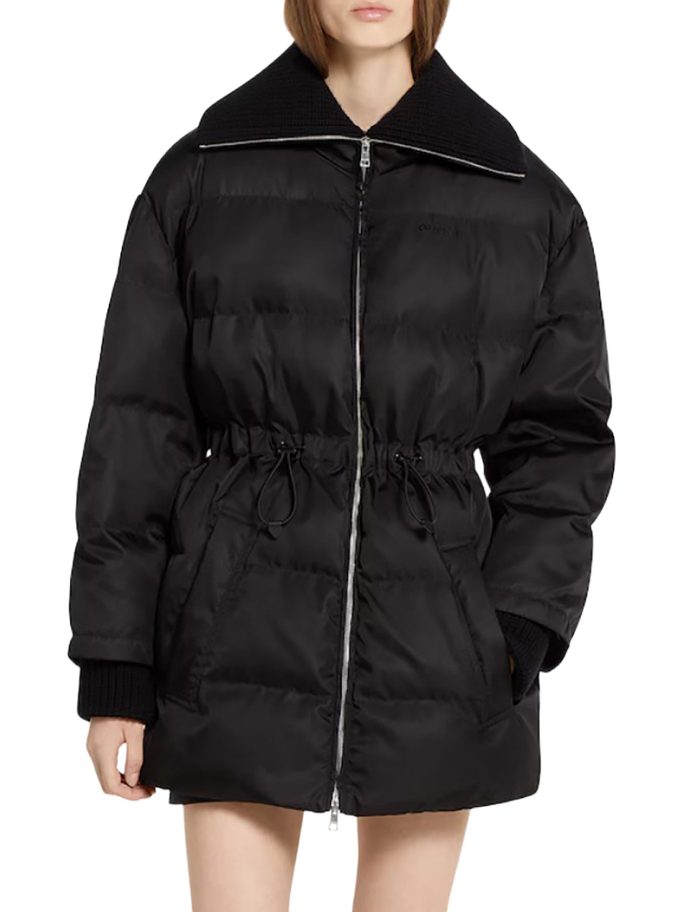 Оригінальна Padded Bomber Jacket With Gabardine Trim Gucci – детальний вид