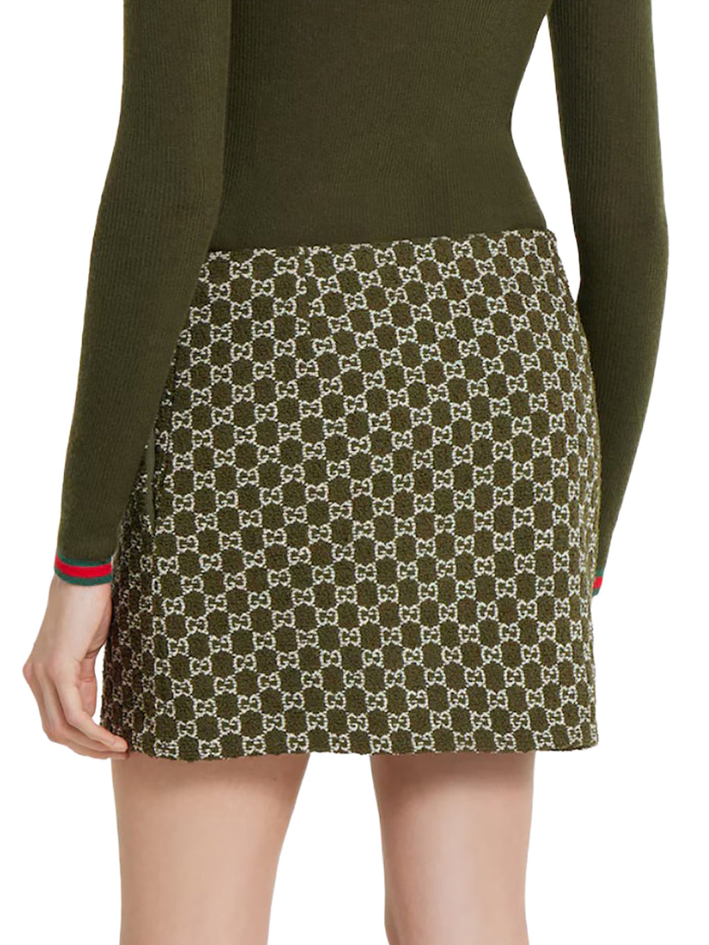Mini Skirt In Gg Bouclé Cotton Gucci оригінал – Купити в Україні – збільшений вид