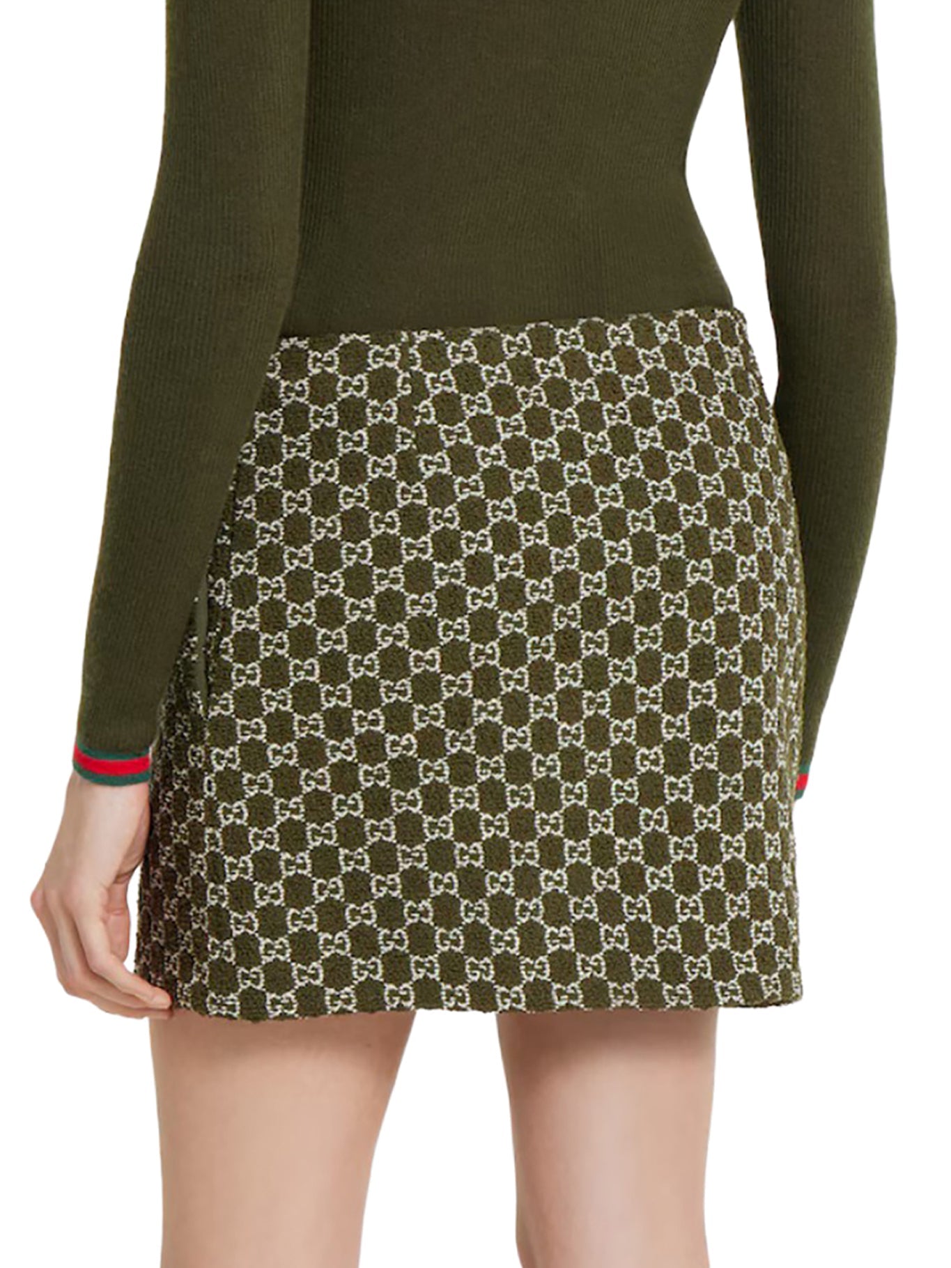 Mini Skirt In Gg Bouclé Cotton Gucci оригінал – Купити в Україні – збільшений вид