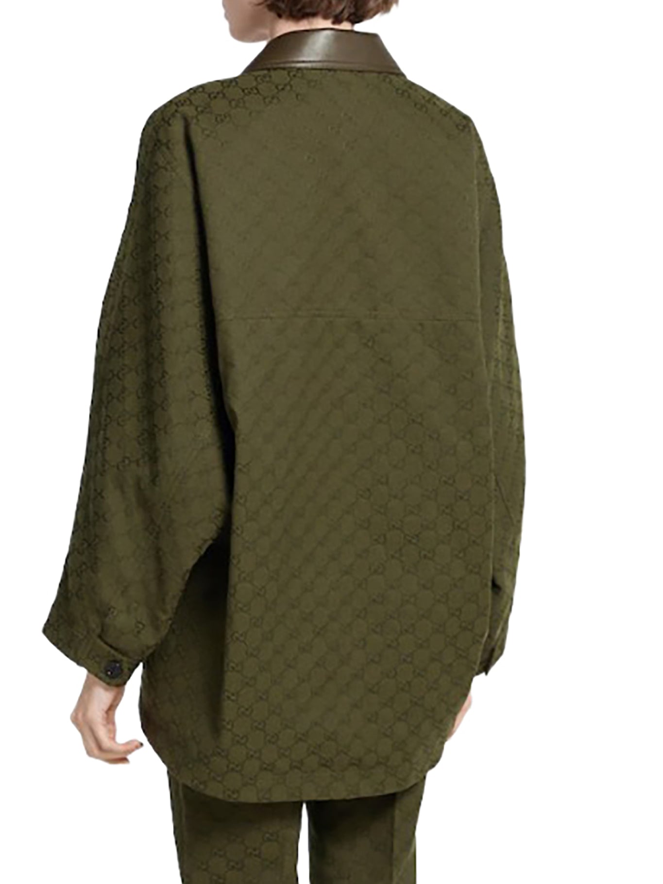Оригінальна Gg Fabric Zip-Up Jacket Gucci – збільшений вид