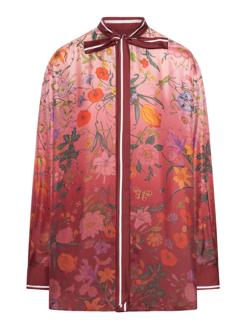 Flora Chemisier Style Blouse Gucci – Гарантія оригінальності – боковий вид