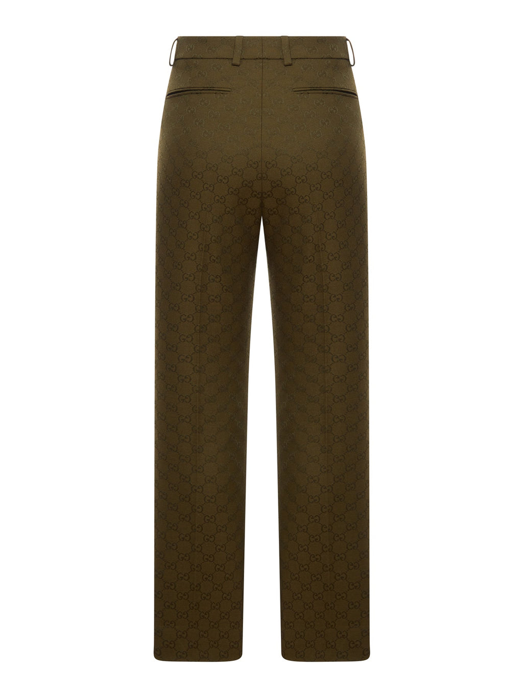 Оригінальна Tailored Canvas Gg Trousers Gucci – вид ззаду