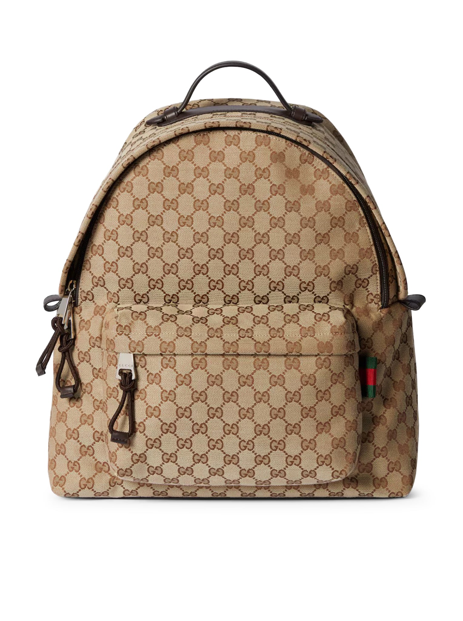 GG FABRIC BACKPACK MEDIUM SIZE GUCCI – Гарантія оригінальності – боковий вид