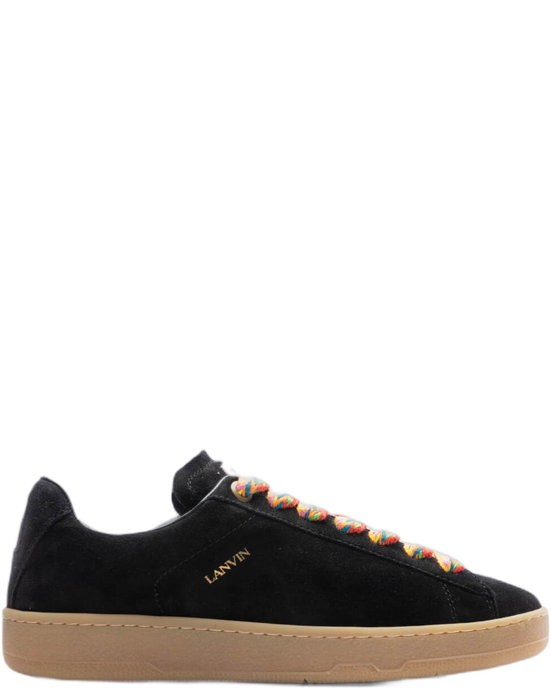 Lite Curb Low Top Sneakers - Black - LANVIN (Background Removed)