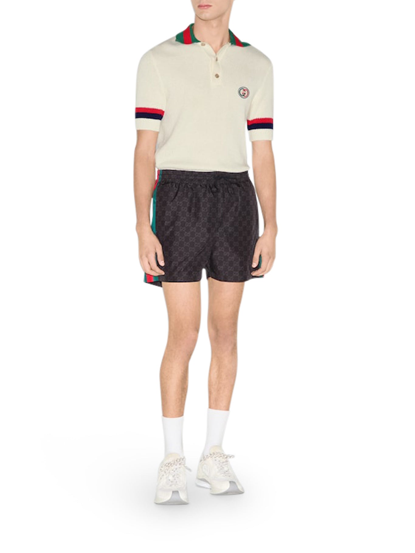 Gg Print Nylon Swimsuit Gucci оригінал – Купити в Україні – вид ззаду