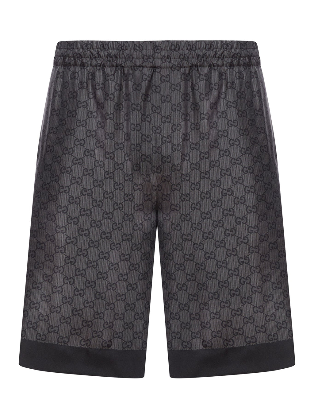 Оригінальна Printed Silk Twill Shorts Gucci – боковий вид