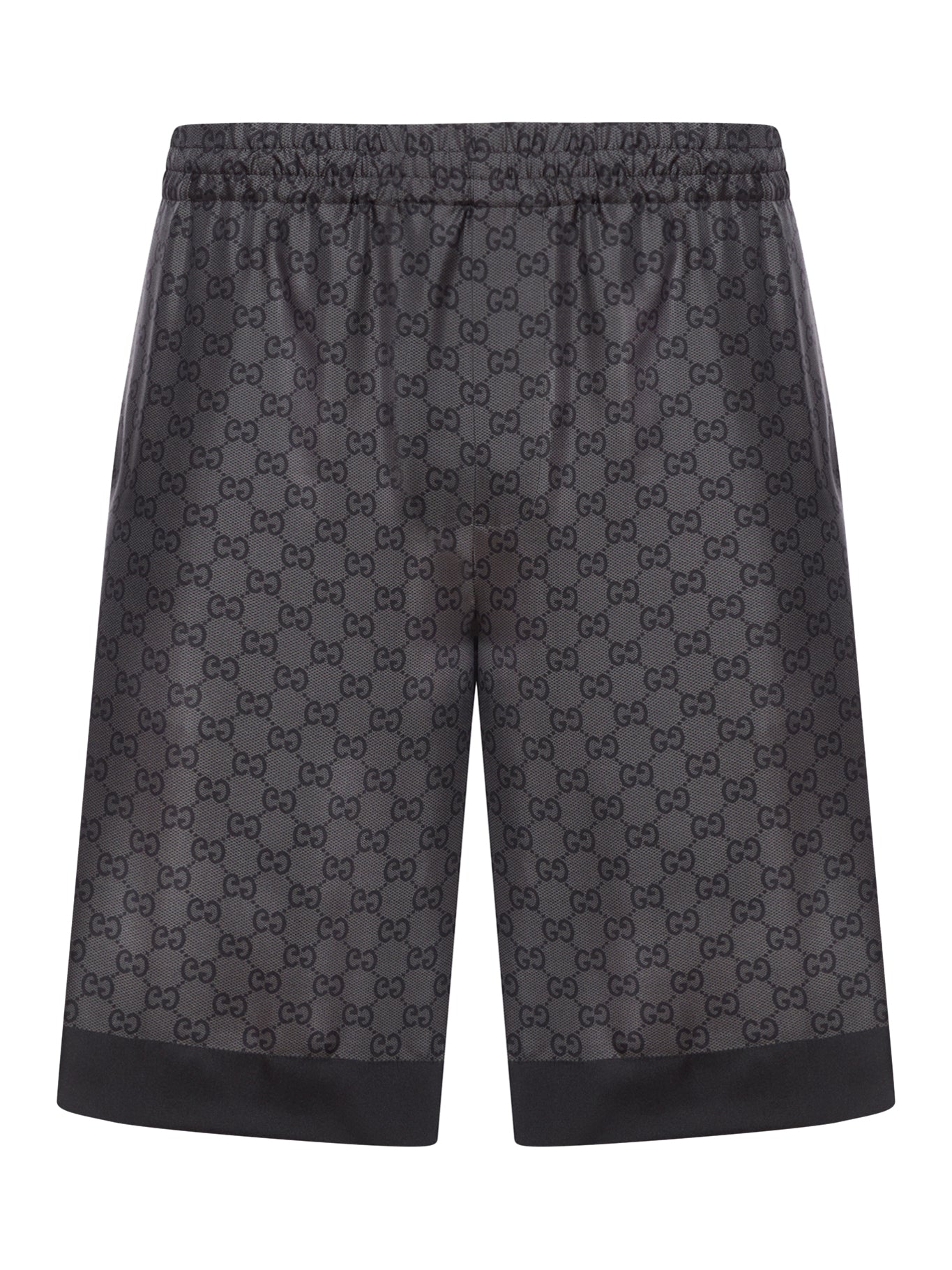 Оригінальна Printed Silk Twill Shorts Gucci – боковий вид