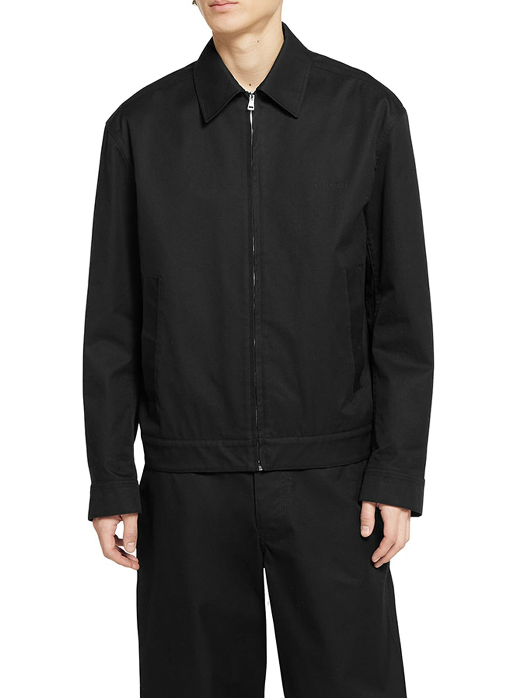 Оригінальна Cotton Twill Jacket With Web Detail Gucci – детальний вид