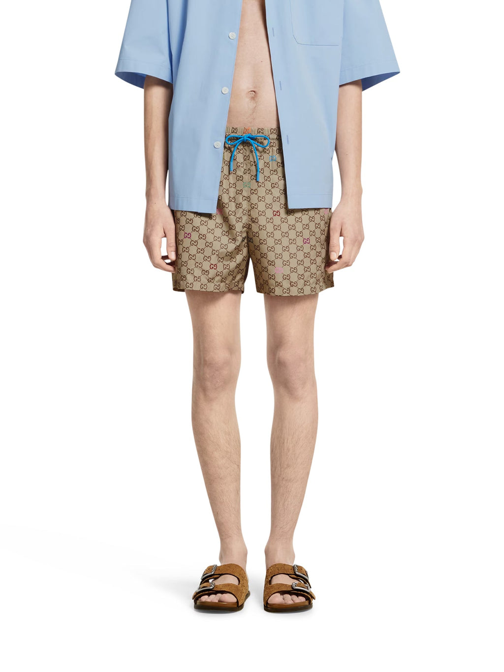 Printed Technical Poplin Swimsuit Gucci оригінал – Купити в Україні – детальний вид