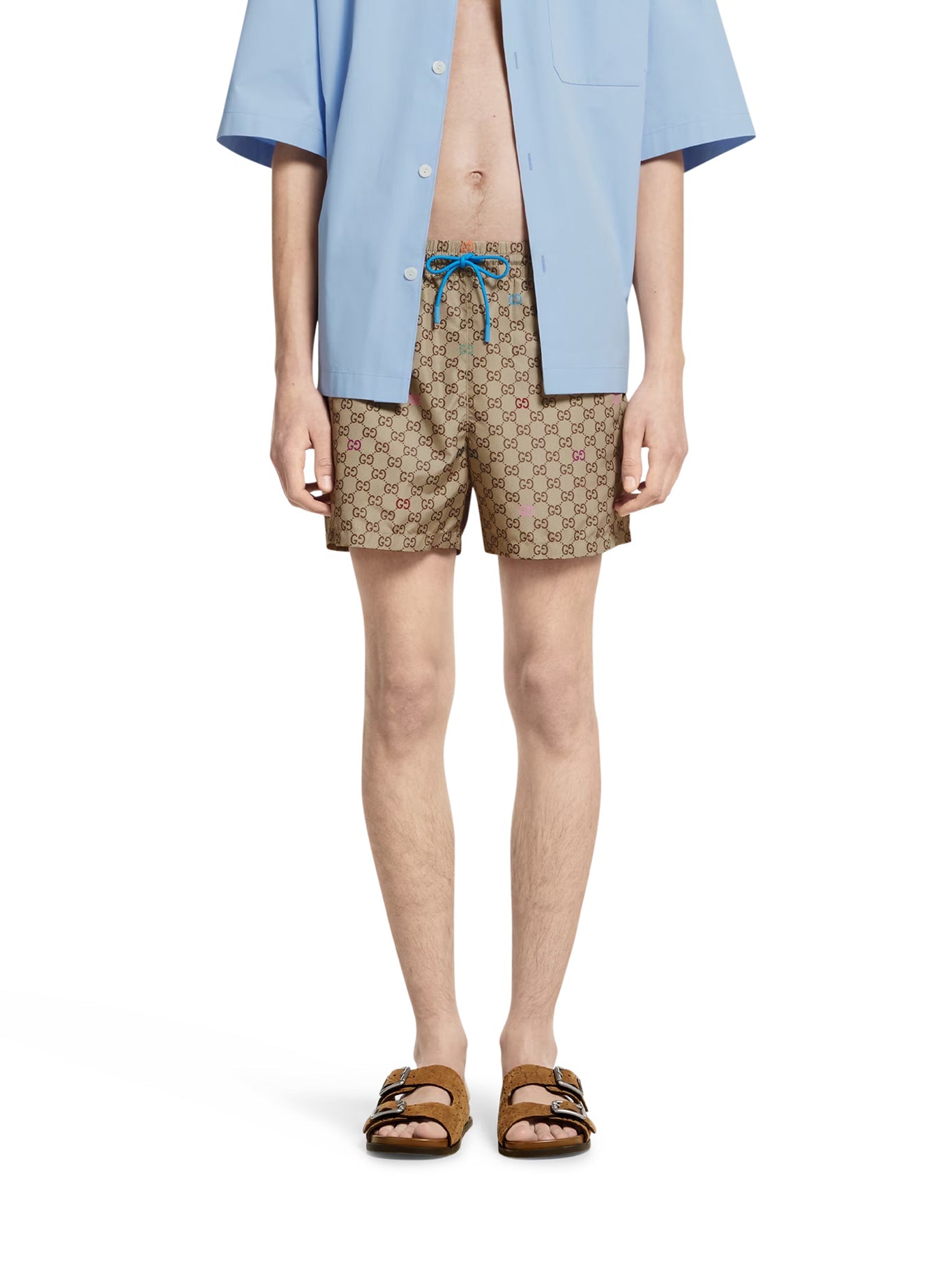Printed Technical Poplin Swimsuit Gucci оригінал – Купити в Україні – детальний вид