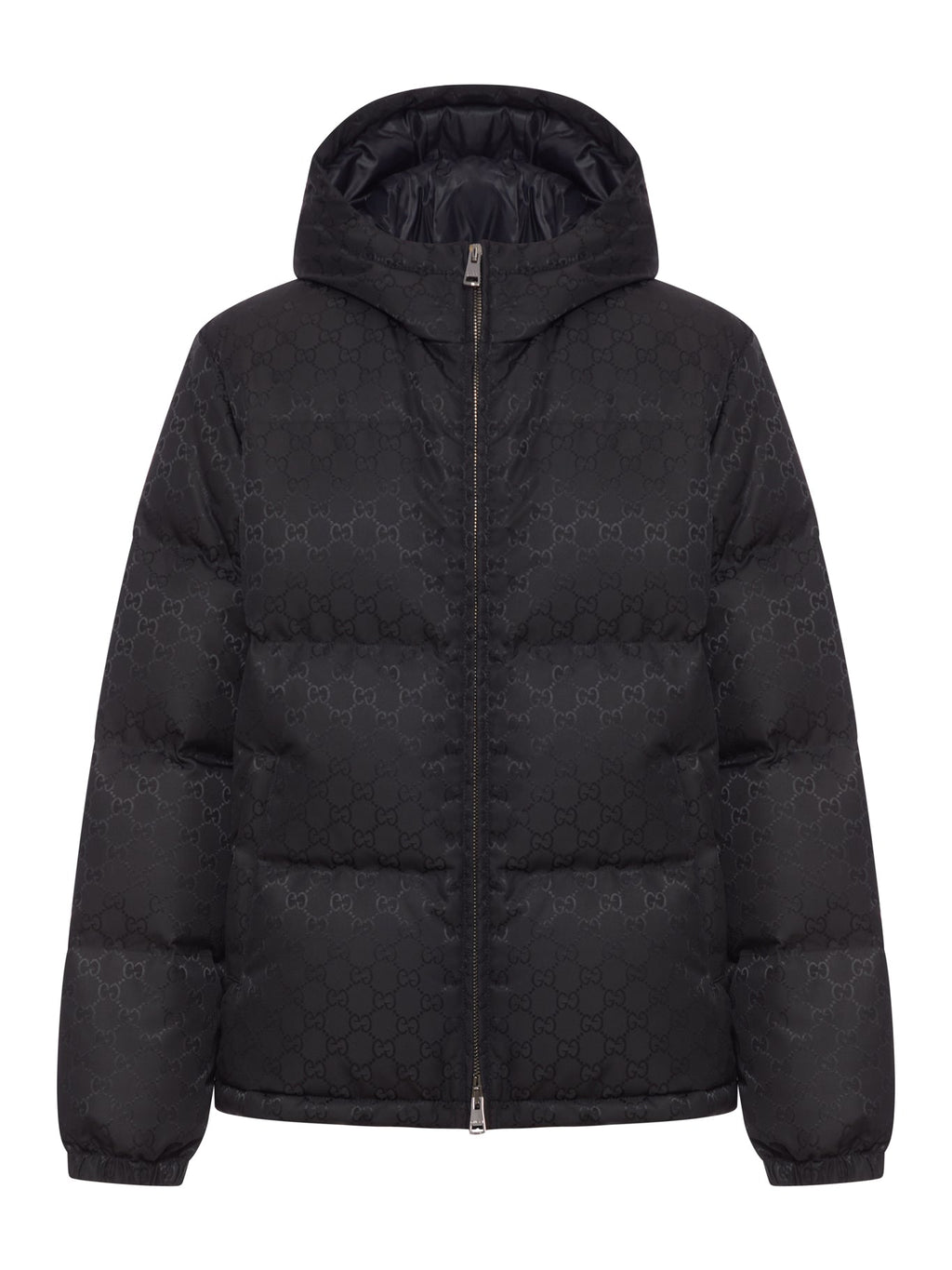 Оригінальна Nylon Down Jacket With Single Gg Grain Gucci – боковий вид