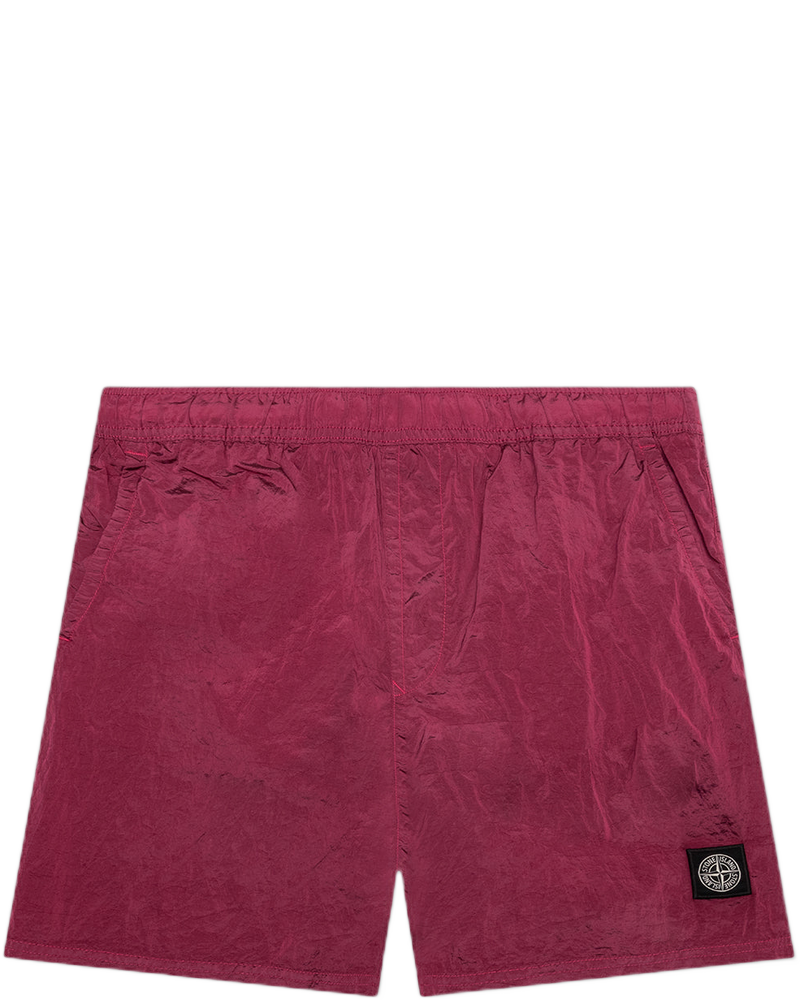 Nylon Metal Short - Cyclamen - STONE ISLAND (Background Removed)