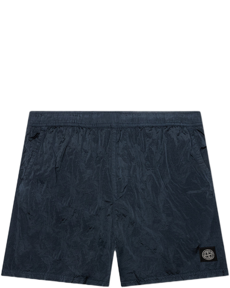 Nylon Metal Short - Avio Blue - STONE ISLAND (Background Removed)