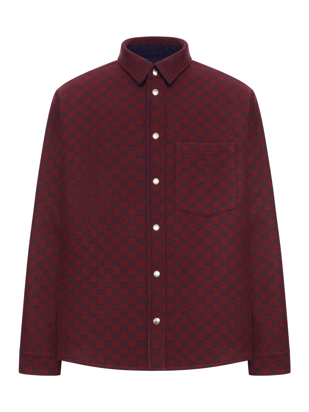 Reversible Denim And Flannel Shirt Gucci – Гарантія оригінальності – боковий вид