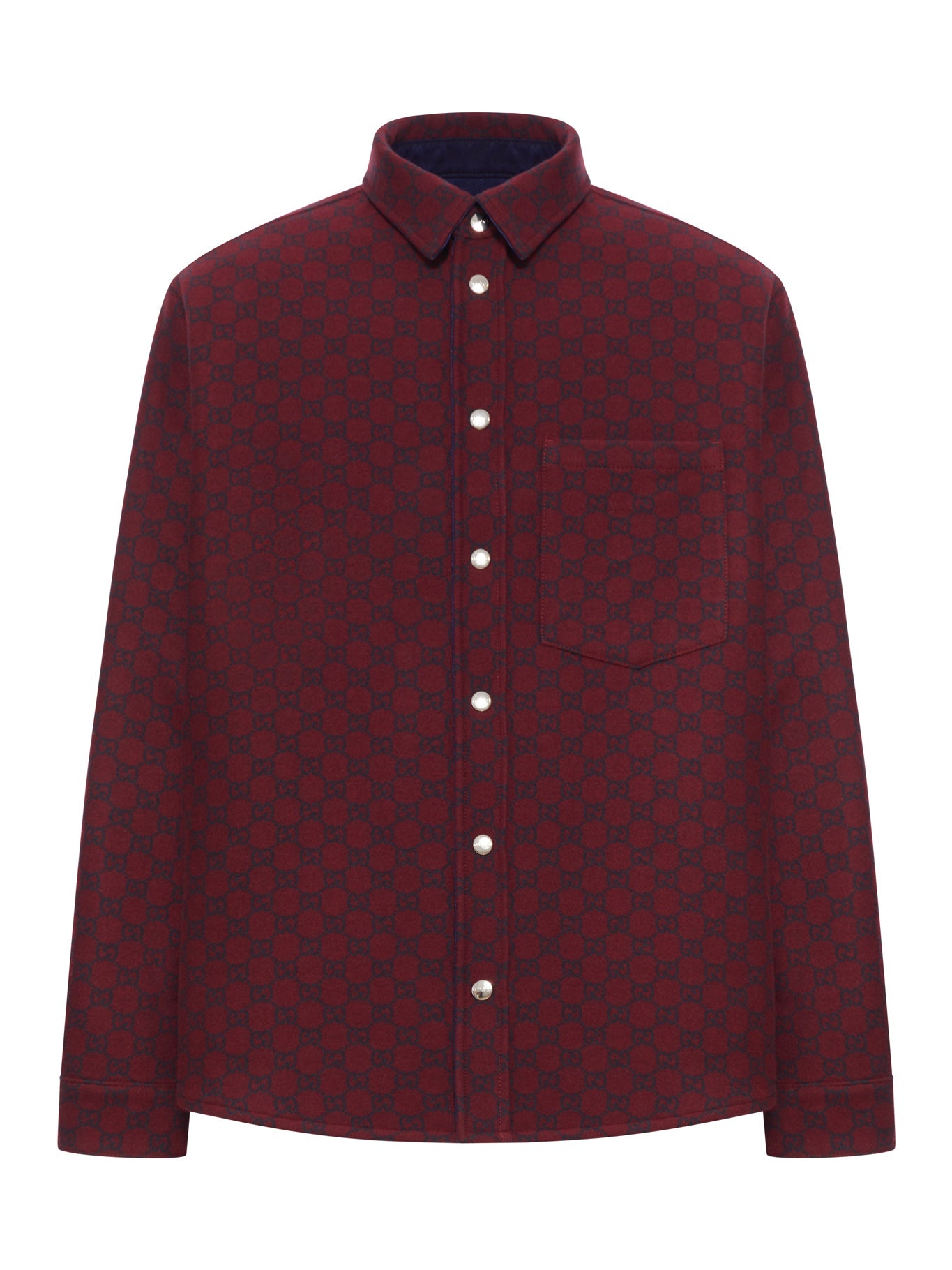 Reversible Denim And Flannel Shirt Gucci – Гарантія оригінальності – боковий вид