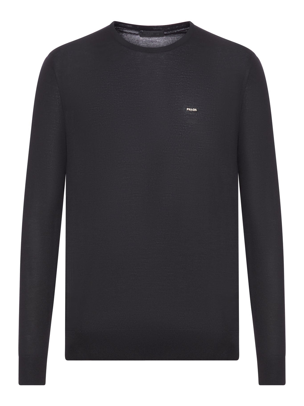 Superfine Wool Crewneck Sweater Prada оригінал – Купити в Україні – боковий вид