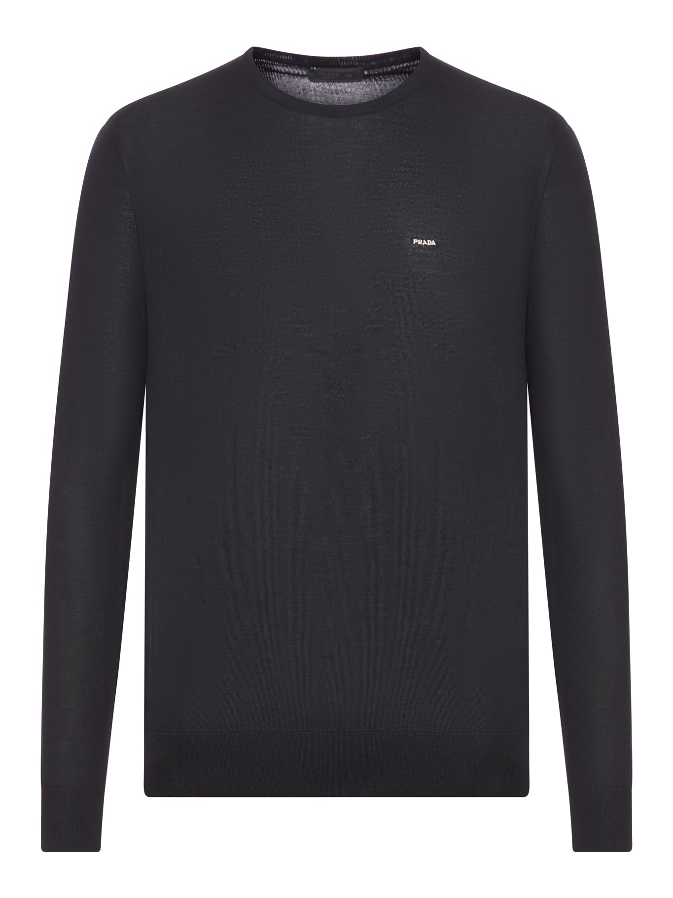 Superfine Wool Crewneck Sweater Prada оригінал – Купити в Україні – боковий вид