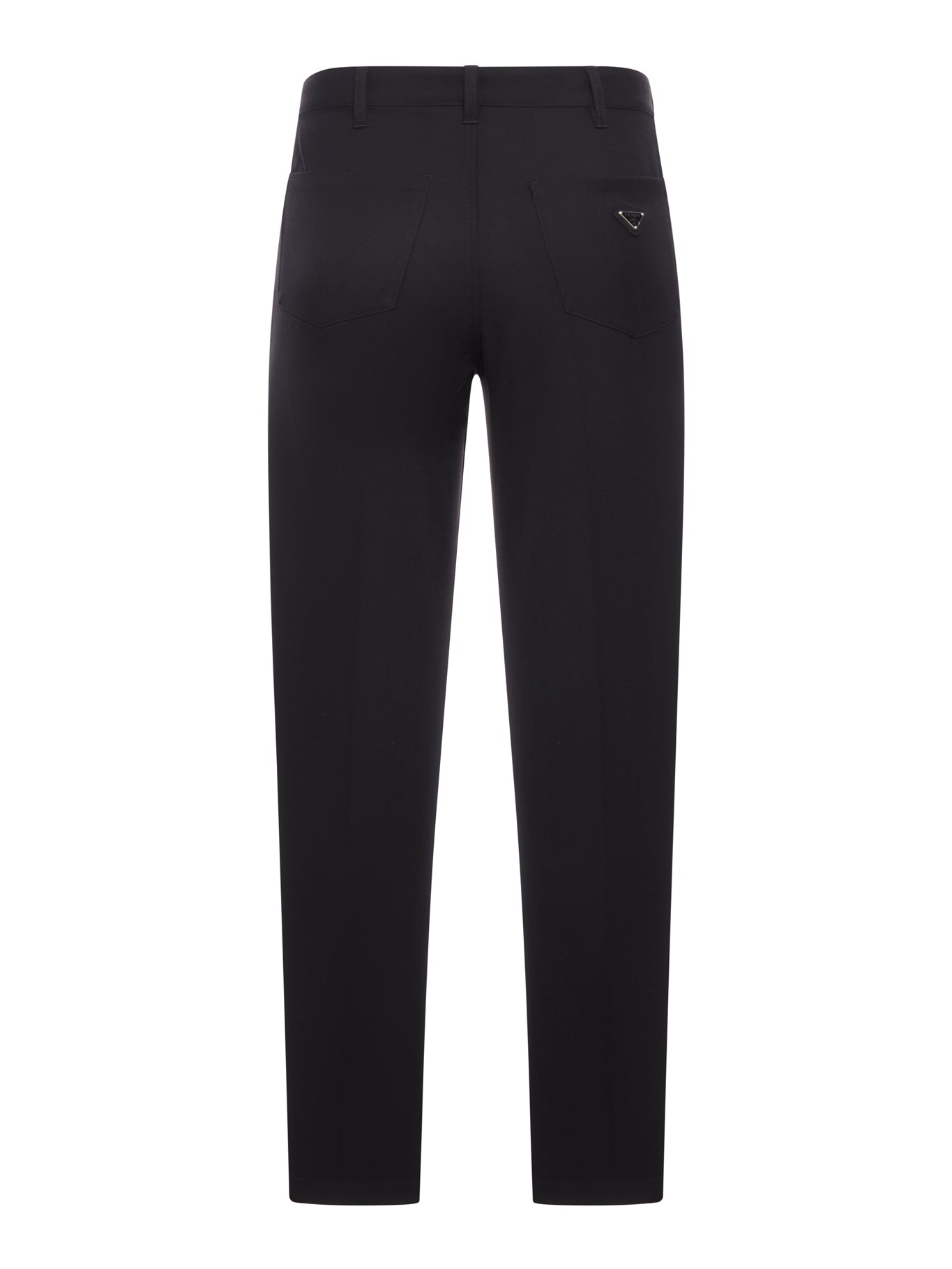 Gabardine Trousers Prada – Гарантія оригінальності – вид ззаду