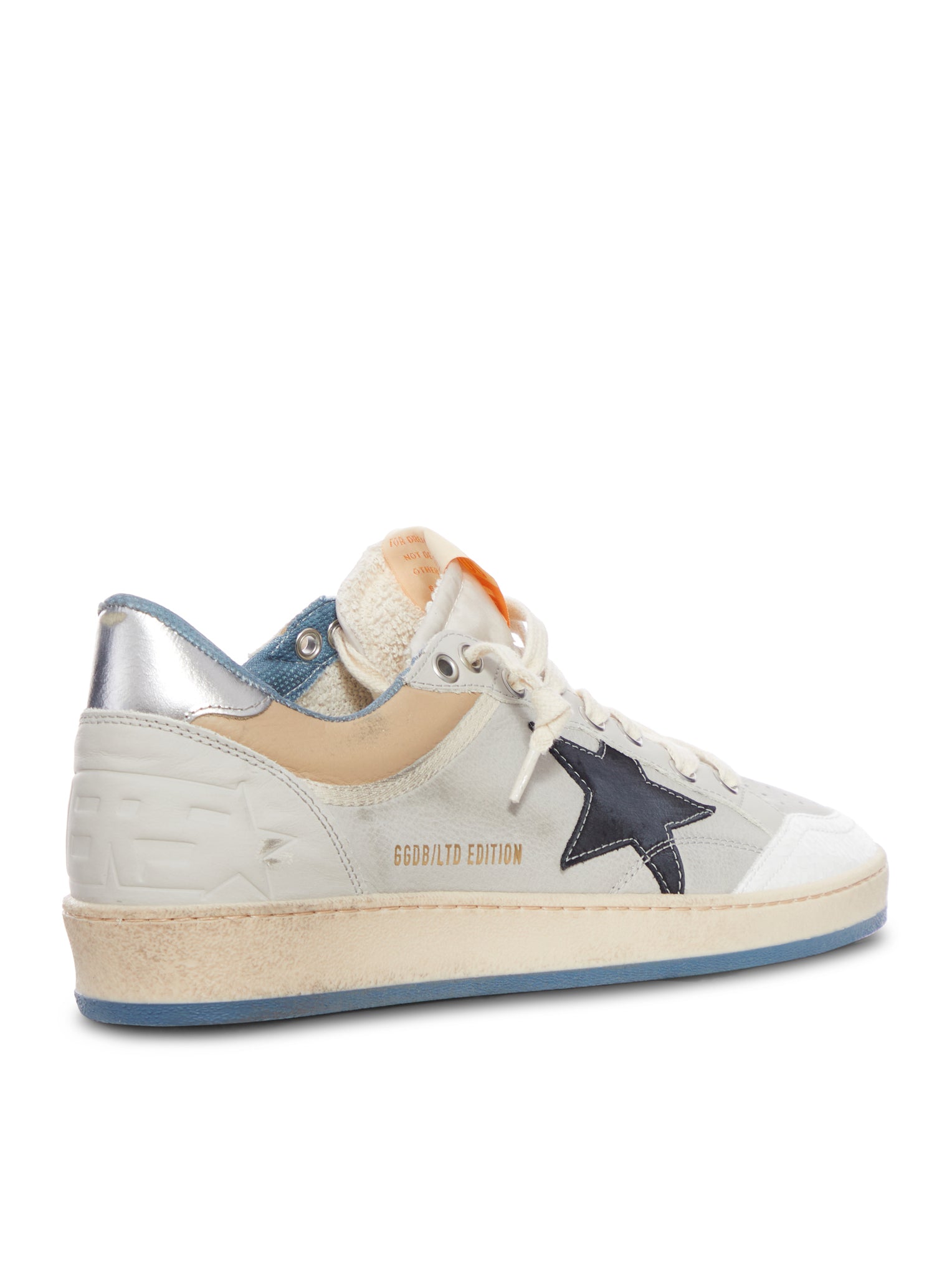 Оригінальна Ballstar Sneakers In Leather And Re-Nylon Golden goose – детальний вид